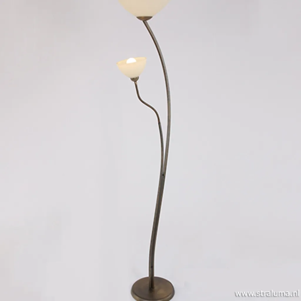 Vloerlamp Capri brons/Glas>Straluma Online