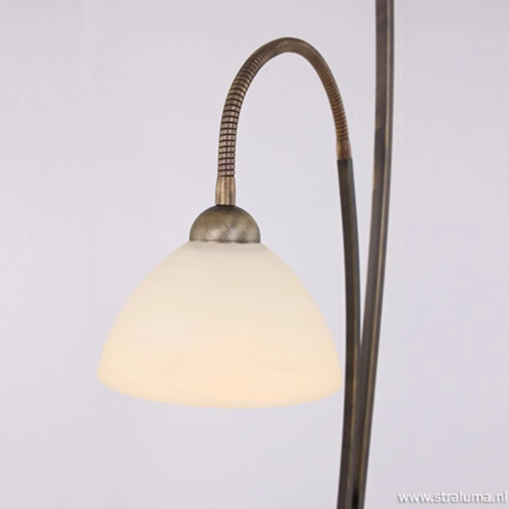 Vloerlamp Capri brons/Glas>Straluma Online