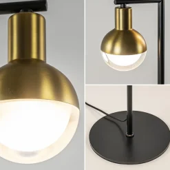 Vloerlamp Drop 2 zwart/matgoud><noscript><img width=