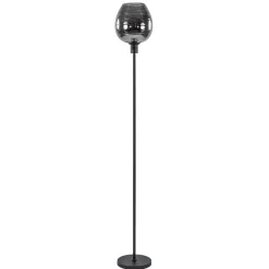 Vloerlamp Fantasy op stang zwart + smoke glas>Straluma Best Sale