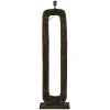 Vloerlamp Kelafo hout chocolade bruin exclusief kap>Straluma Flash Sale