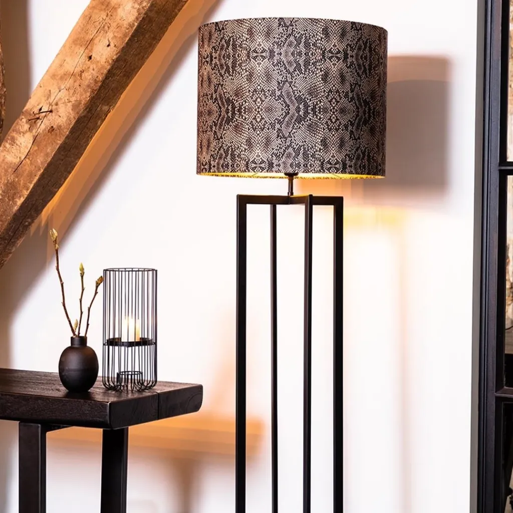 Vloerlamp Mace frame zwart exclusief kap>Straluma Hot