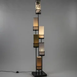 Vloerlamp Sixt 6l multicolor deco bruin>Straluma Cheap