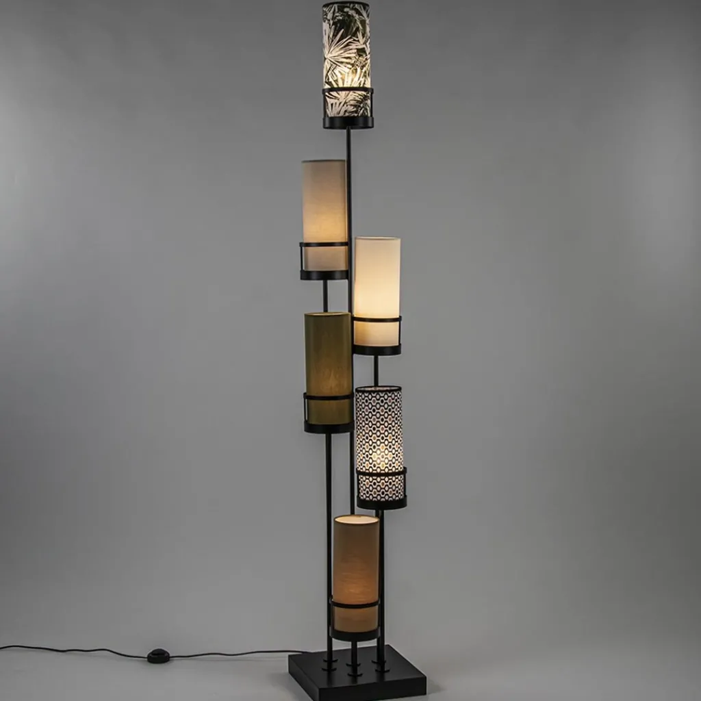 Vloerlamp Sixt 6l multicolor deco bruin>Straluma Cheap