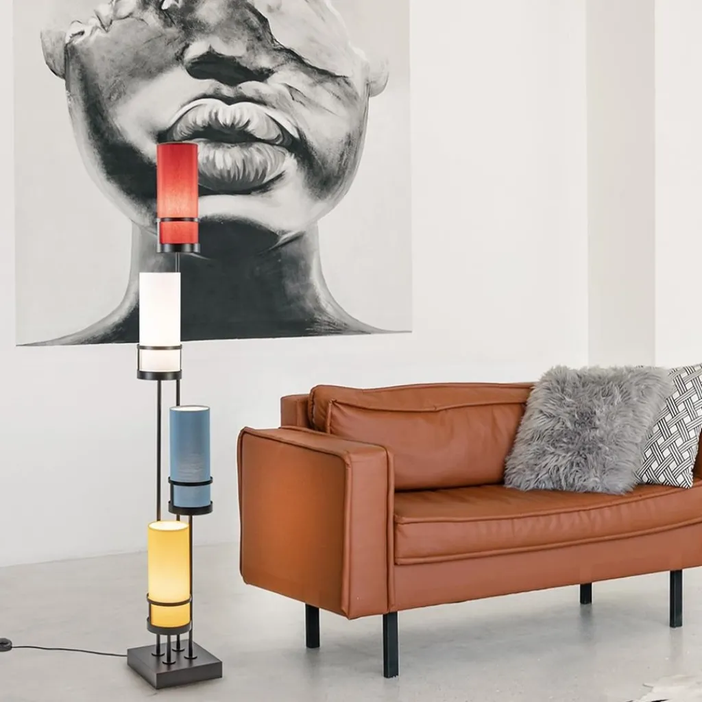 Vloerlamp Sixtyfour 4l multicolor>Straluma Clearance