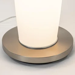 Vloerlamp Terra nikkel/wit glas dtw><noscript><img width=