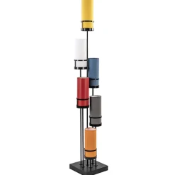 Vloerlamp zwart 6L multicolor rood>Straluma Cheap