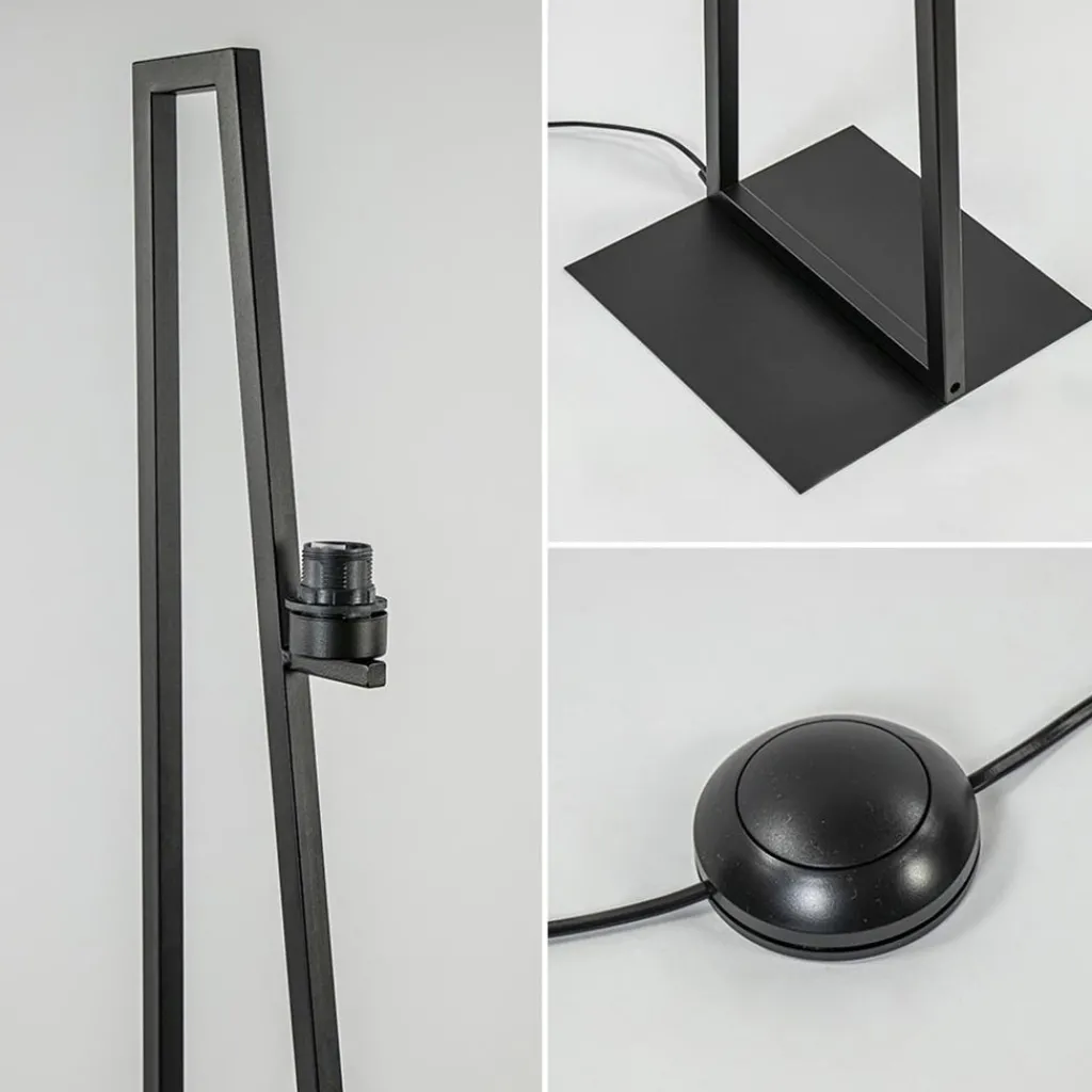 Vloerlamp/lampvoet mat zwart excl. kap>Straluma Fashion