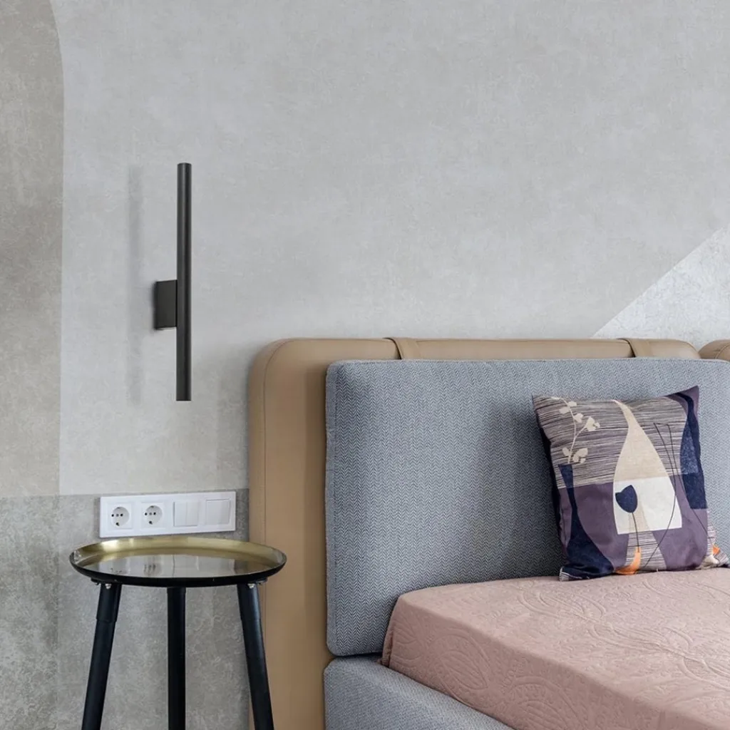 Wandlamp cilinder smal zwart up+down g9>Straluma Store