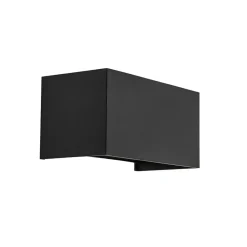 Wandlamp Davos 20cm zwart IP54 2700k>Straluma Outlet
