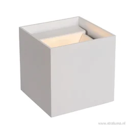 Wandlamp kubus wit verstelbaar incl. led><noscript><img width=