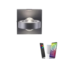 Wandlamp Q-Mia smart antraciet rgbw>Straluma Outlet