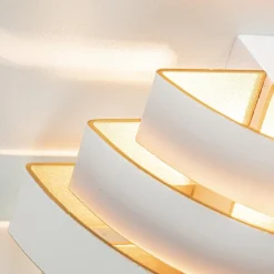 Wandlamp Scudo klein wit/goud><noscript><img width=