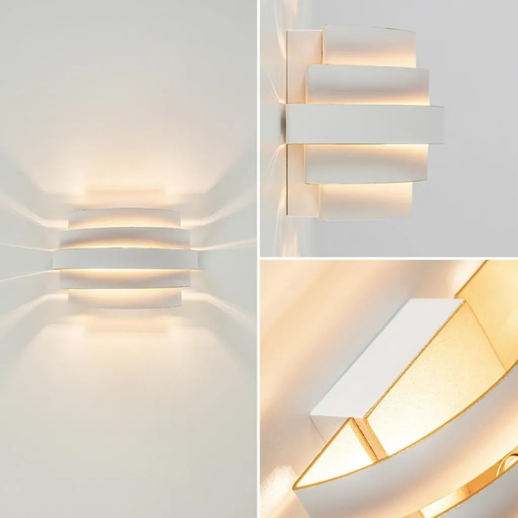 Wandlamp Scudo klein wit/goud>Straluma Store