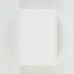 Wandlamp wit/goud ovaal dimbaar><noscript><img width=