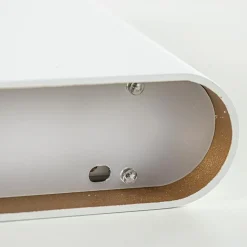 Wandlamp wit/goud ovaal dimbaar><noscript><img width=
