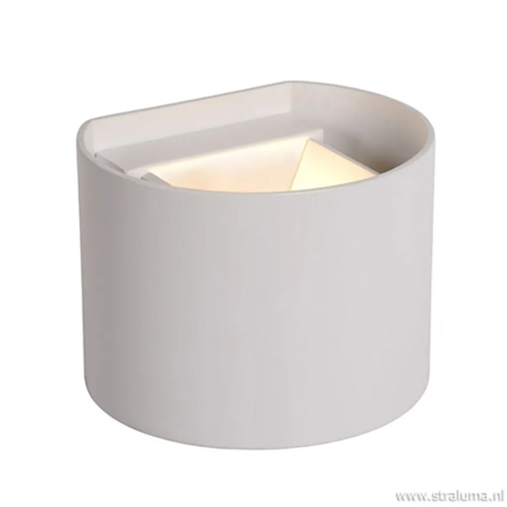 Wandlamp Xio wit afgerond incl. led g9>Straluma Cheap
