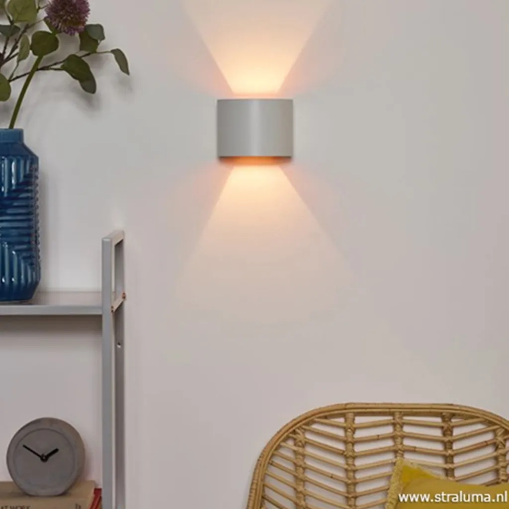 Wandlamp Xio wit afgerond incl. led g9>Straluma Cheap
