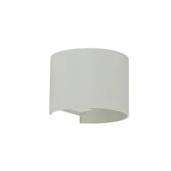 Witte LED Buitenlamp IP54 afgerond wit>Straluma Fashion