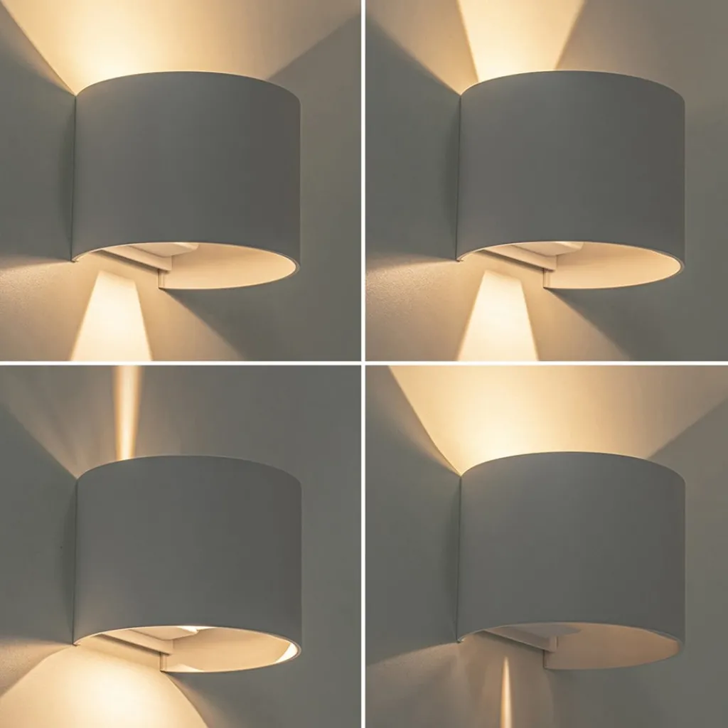 Witte LED Buitenlamp IP54 afgerond wit>Straluma Fashion