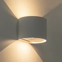 Witte LED Buitenlamp IP54 afgerond wit><noscript><img width=
