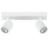 Witte 2-lichts opbouwspot GU10 verstelbaar>Straluma Outlet