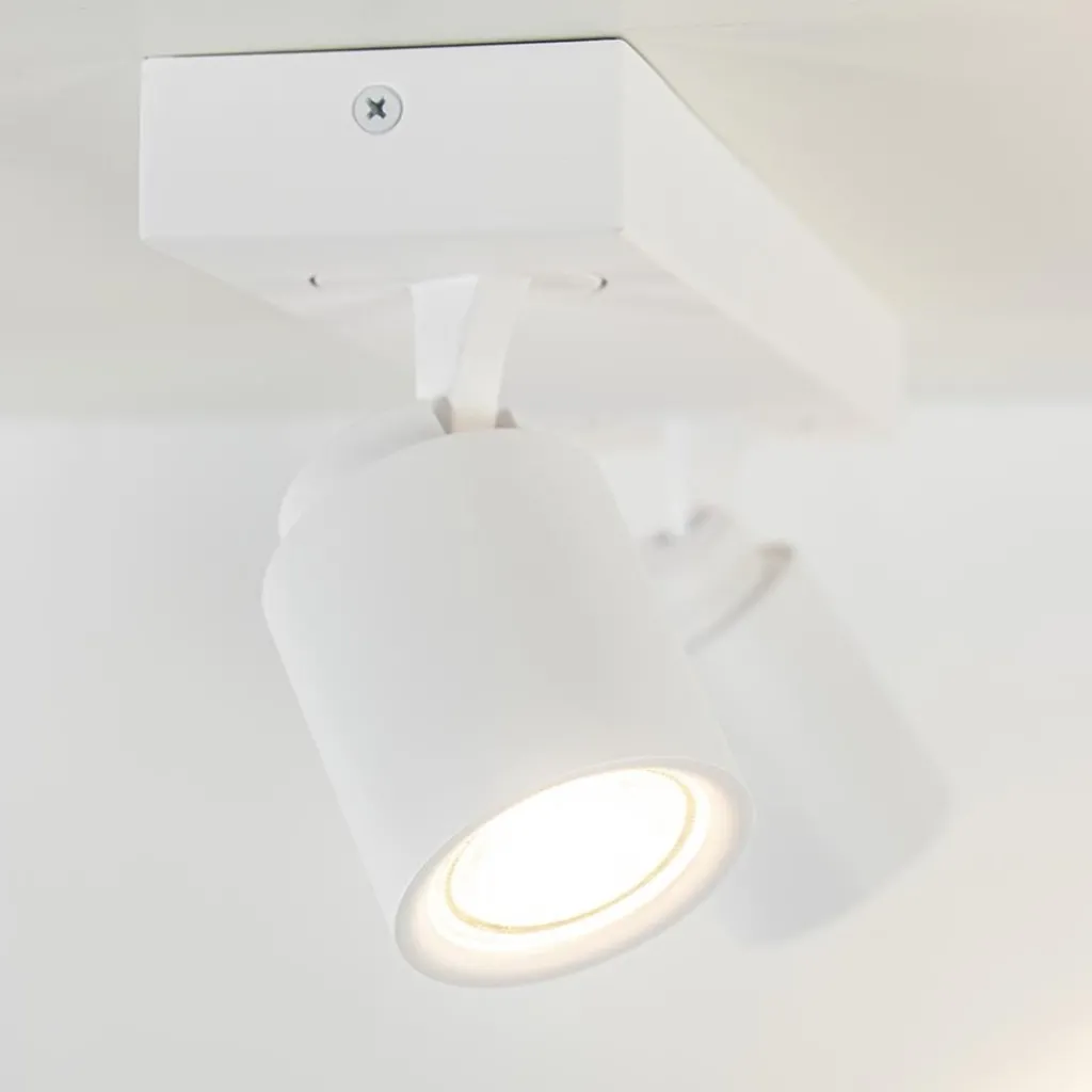 Witte 2-lichts opbouwspot GU10 verstelbaar>Straluma Outlet