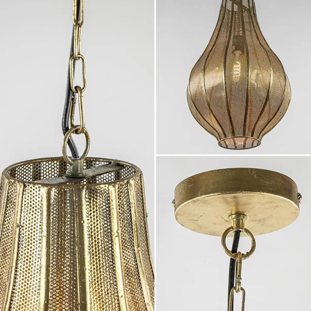 XL Light & Living druppel hanglamp goud oosters Micha>Straluma Clearance