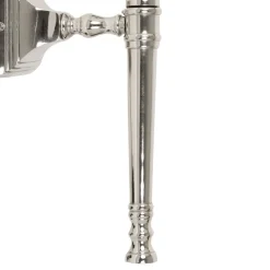 Zilveren wandlamp Delhi fakkel><noscript><img width=