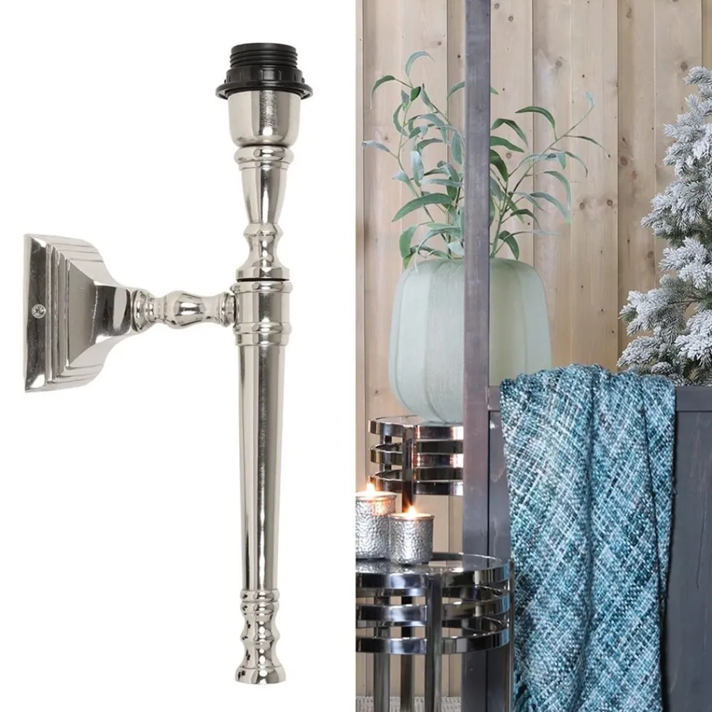 Zilveren wandlamp Delhi fakkel>Straluma Best Sale