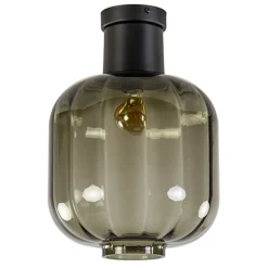 Zwart glazen plafondlamp luxury>Straluma Discount