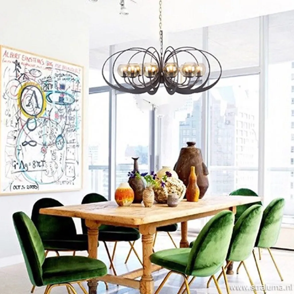 Zwart metalen hanglamp met smoke glas>Straluma Flash Sale