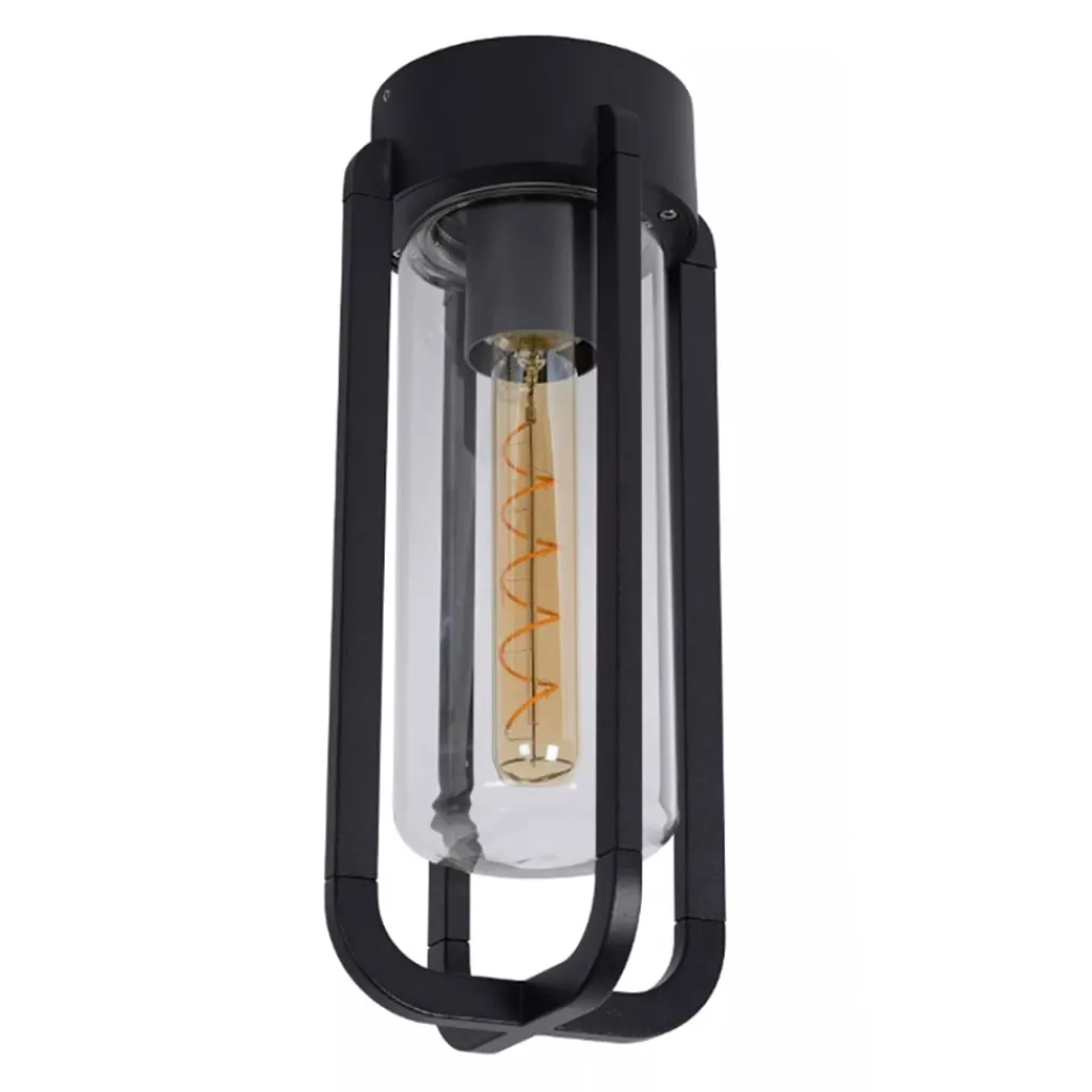 Zwarte buitenlamp plafond IP44>Straluma Outlet