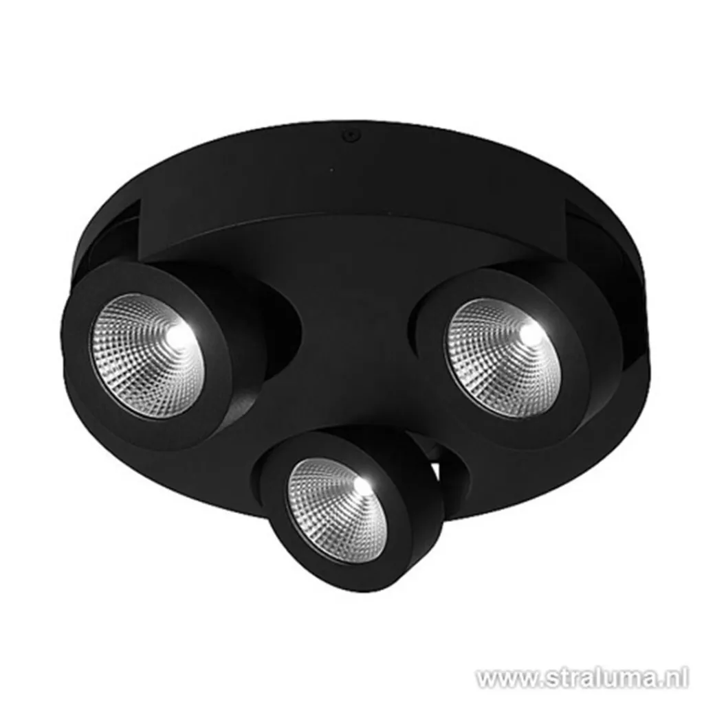 Zwarte design plafondlamp LED>Straluma Best Sale
