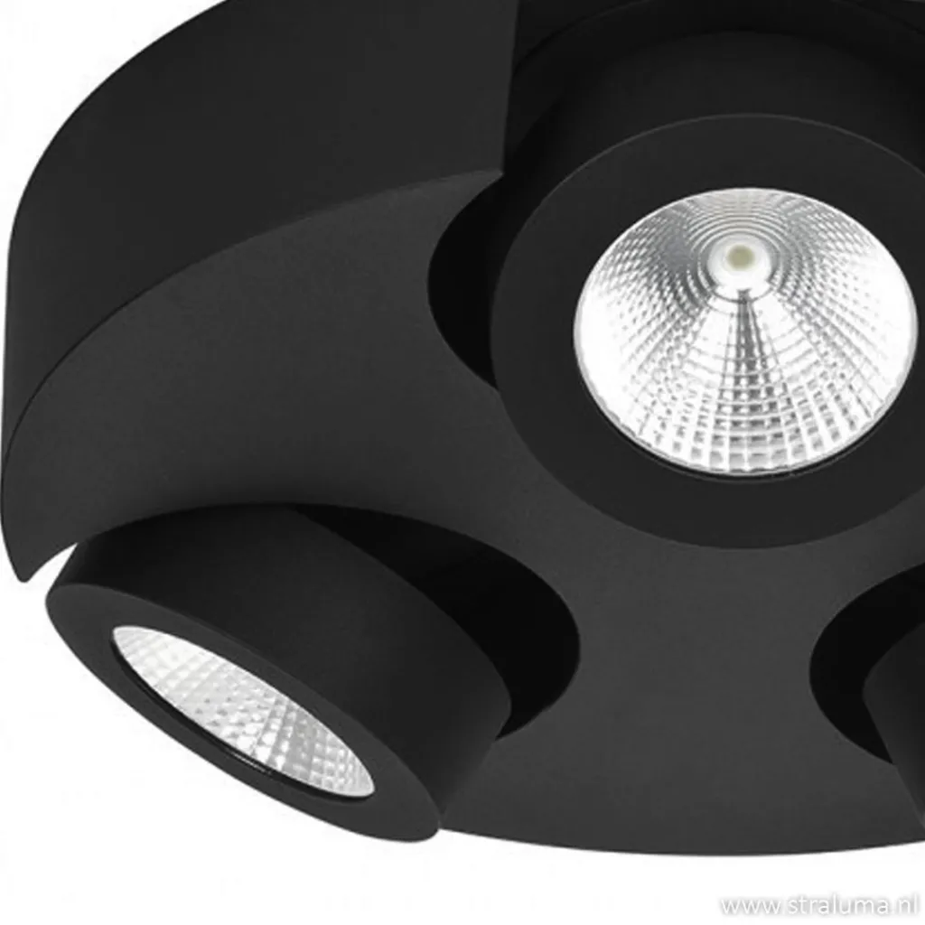 Zwarte design plafondlamp LED>Straluma Best Sale