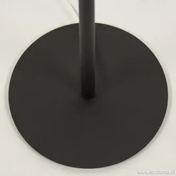 Zwarte krul vloerlamp LED dimbaar><noscript><img width=