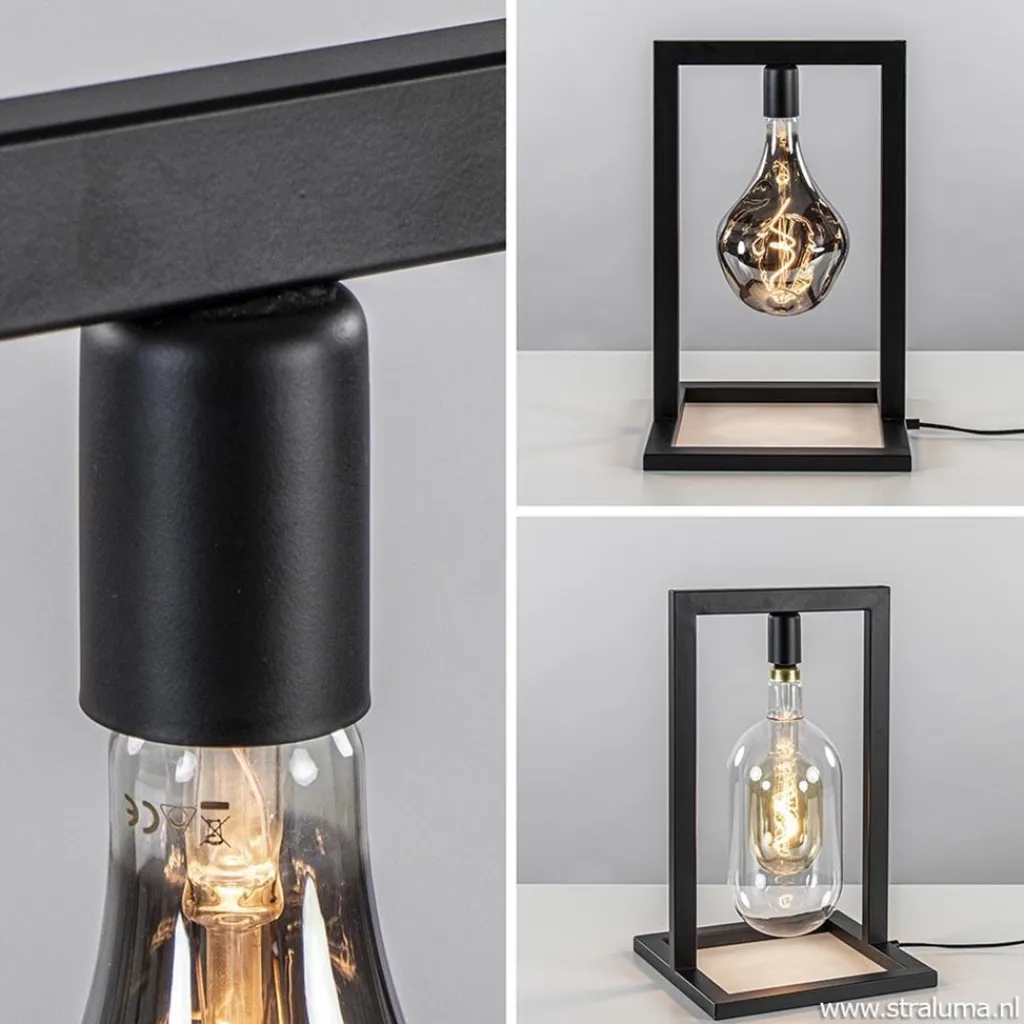 Zwarte tafellamp frame excl. lichtbron>Straluma Flash Sale