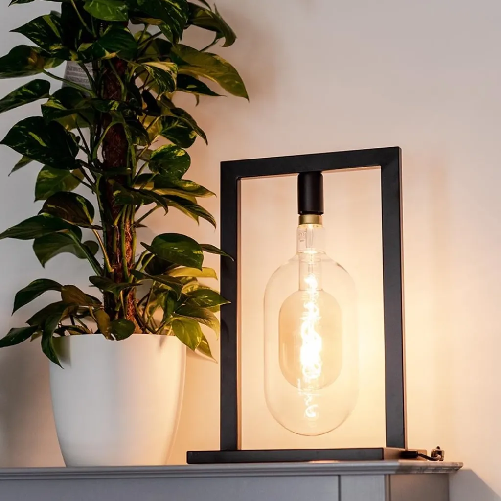Zwarte tafellamp frame excl. lichtbron>Straluma Flash Sale