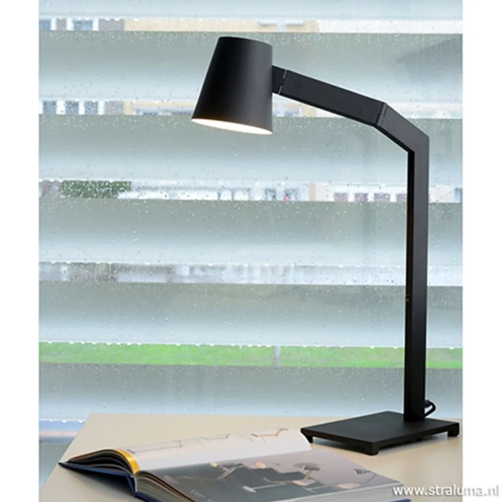 Zwarte tafellamp modern design>Straluma Fashion