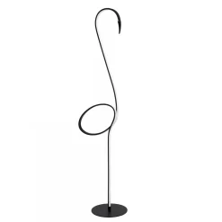 Zwarte vloerlamp flamingo met LED RGB multicolor>Straluma Store